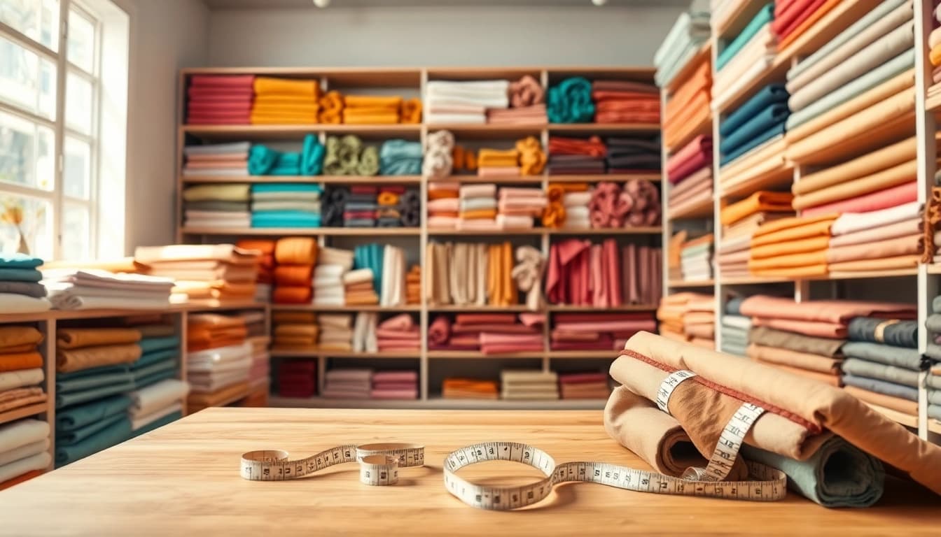 Verken de stoffen winkel online met prachtige en kleurrijke stoffen uitgestald.