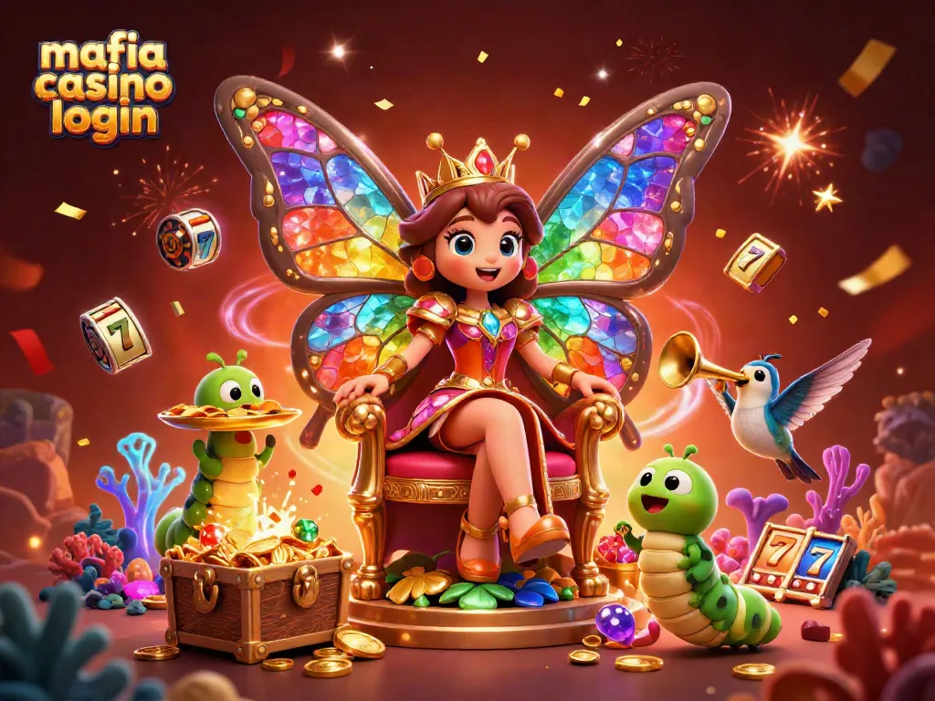 Engage with the mafia casino login as vibrant characters enjoy gold and slot excitement.