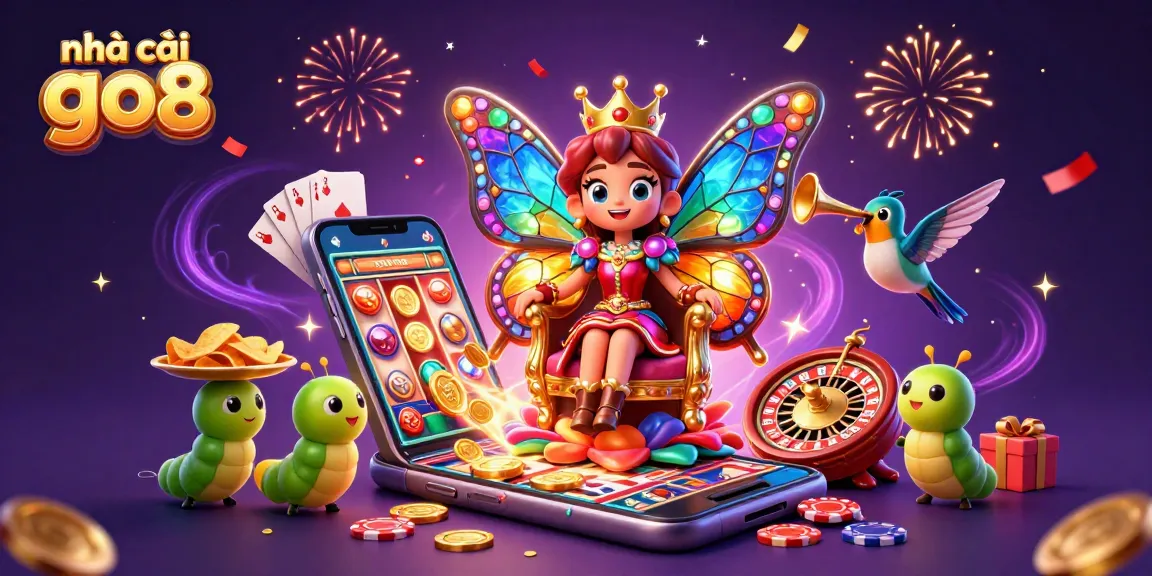 Experience thrilling gaming at nhà cái go8 with vibrant visuals showcasing casino fun.