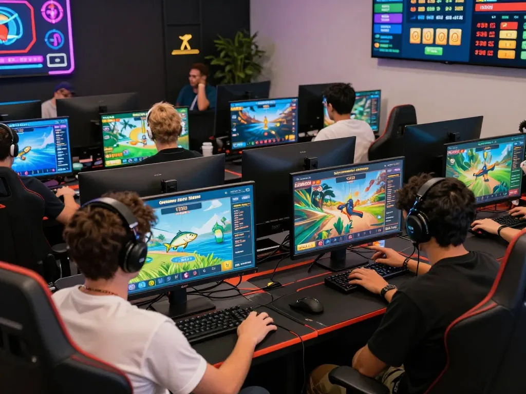 Players engaging in TR88 online games, showcasing vibrant graphics and exciting gameplay.