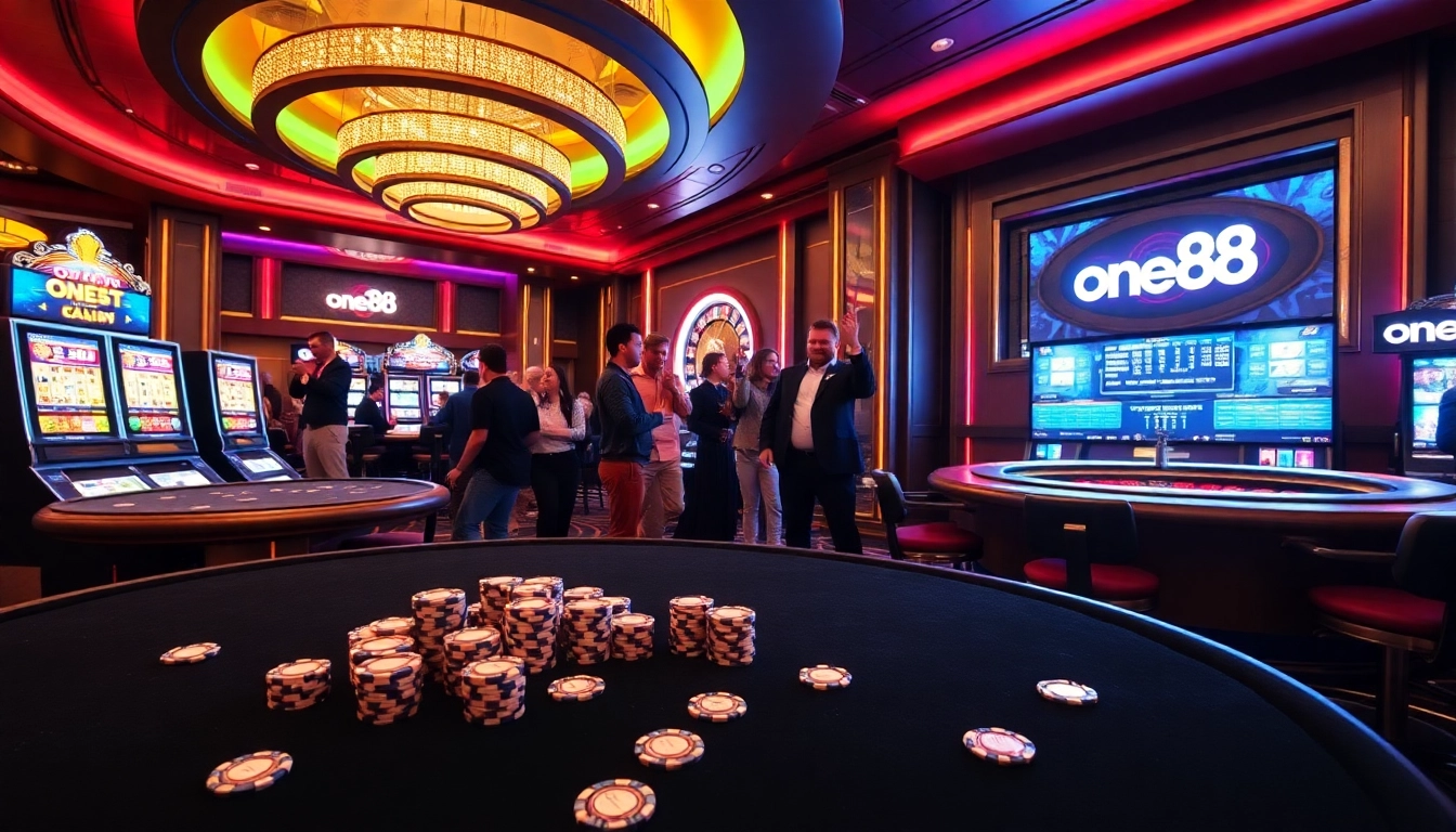 Experience the thrill of one88 casino with vibrant tables and exciting games.