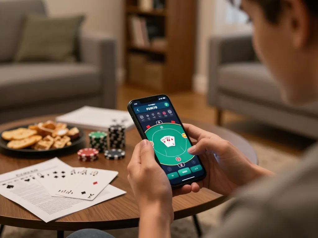 Tải app fun79 and enjoy exciting poker games on your device in a cozy home atmosphere