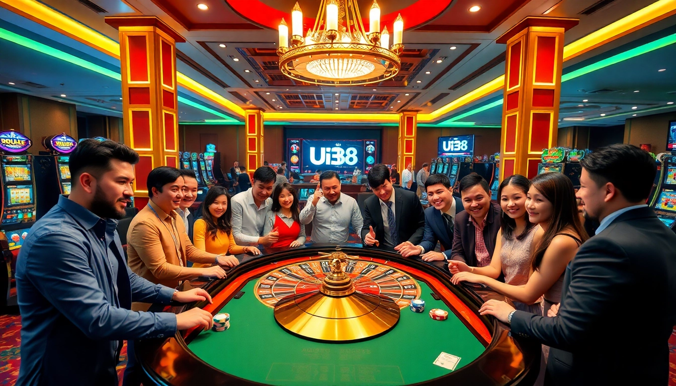 UU88 players experiencing live casino action with roulette, chips, and excitement.