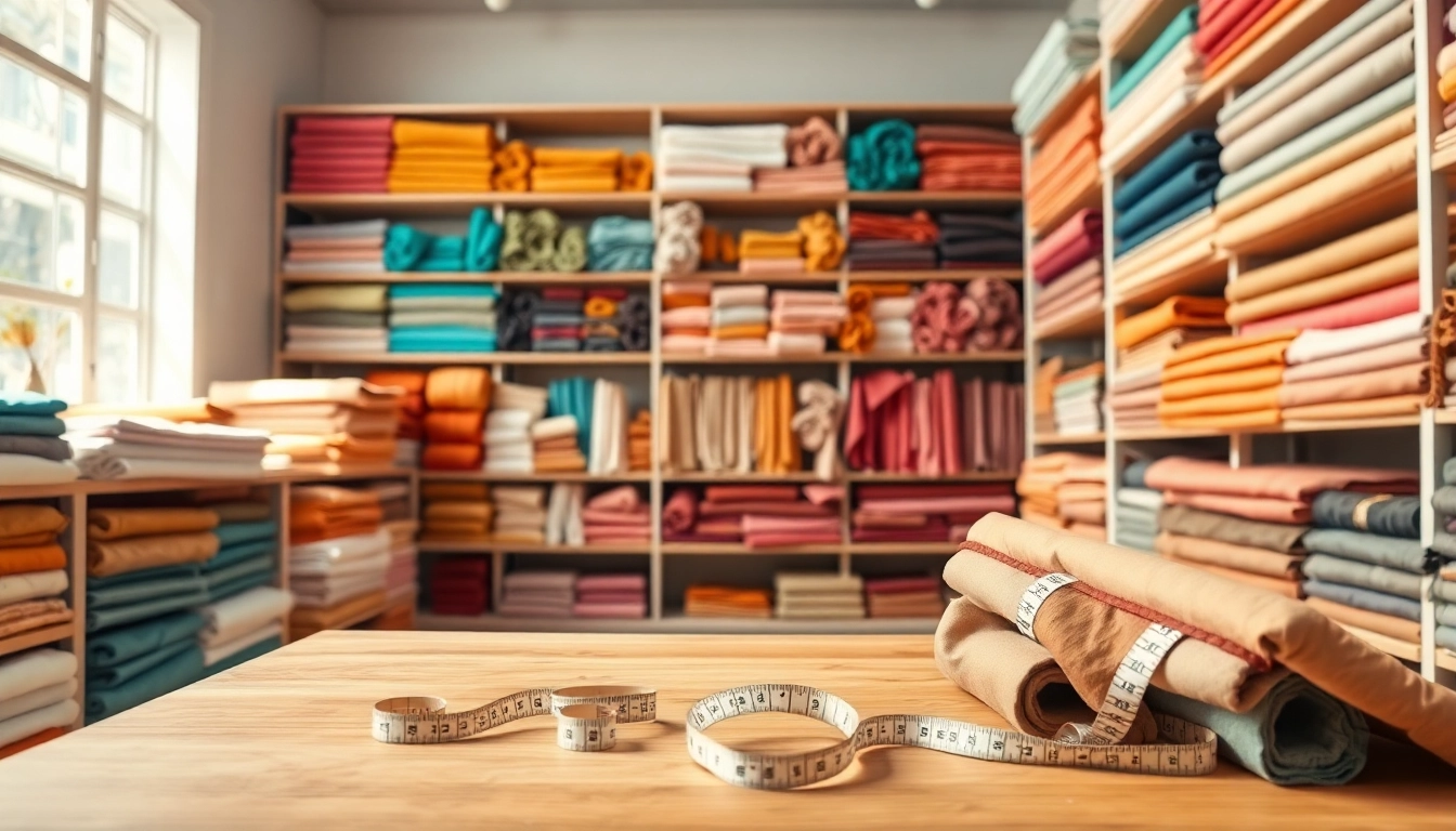 Verken de stoffen winkel online met prachtige en kleurrijke stoffen uitgestald.