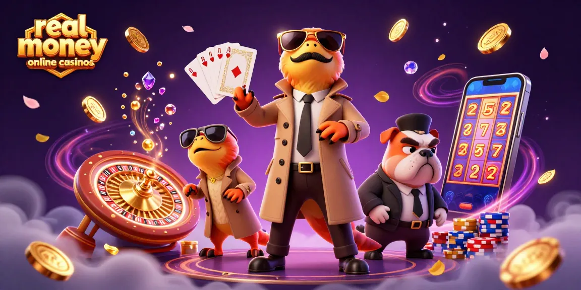 Engage in exciting real money online casinos with raptors sneaking into a VIP lounge scene.