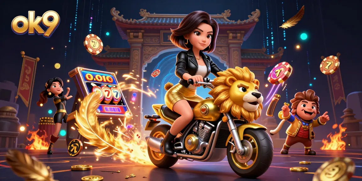 Experience the thrill with ok9 as glamorous characters engage in dynamic casino action.