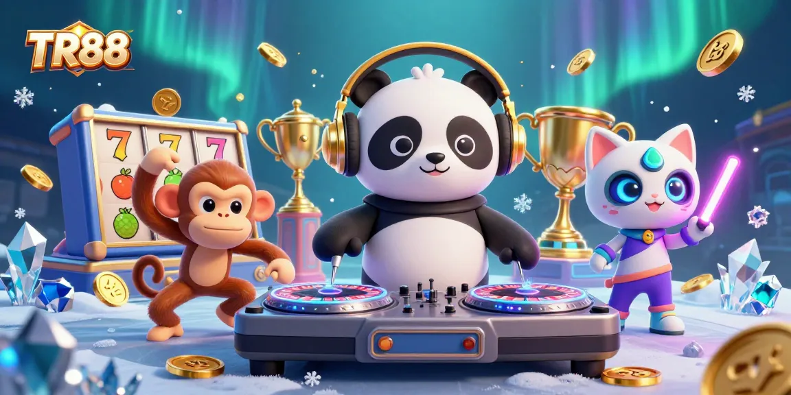 Experience thrilling gameplay at TR88 with vibrant 3D characters and casino elements!