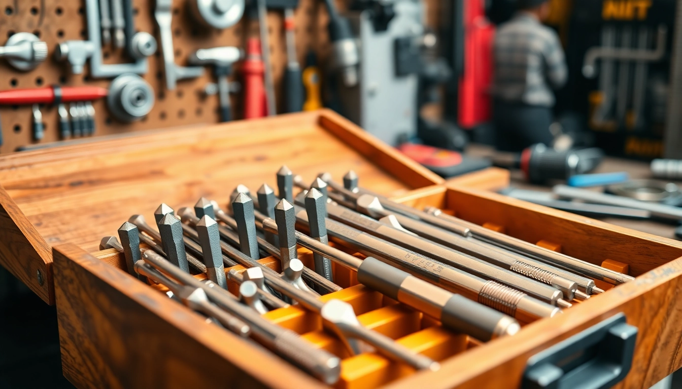 Strumenti cacciavite torx disposti in una cassetta degli attrezzi, che mostrano precisione e artigianato.