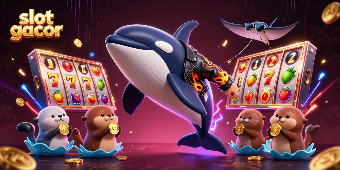 Slot gacor menghadirkan ilustrasi ceria dengan karakter 3D unik dan elemen kasino yang kaya.