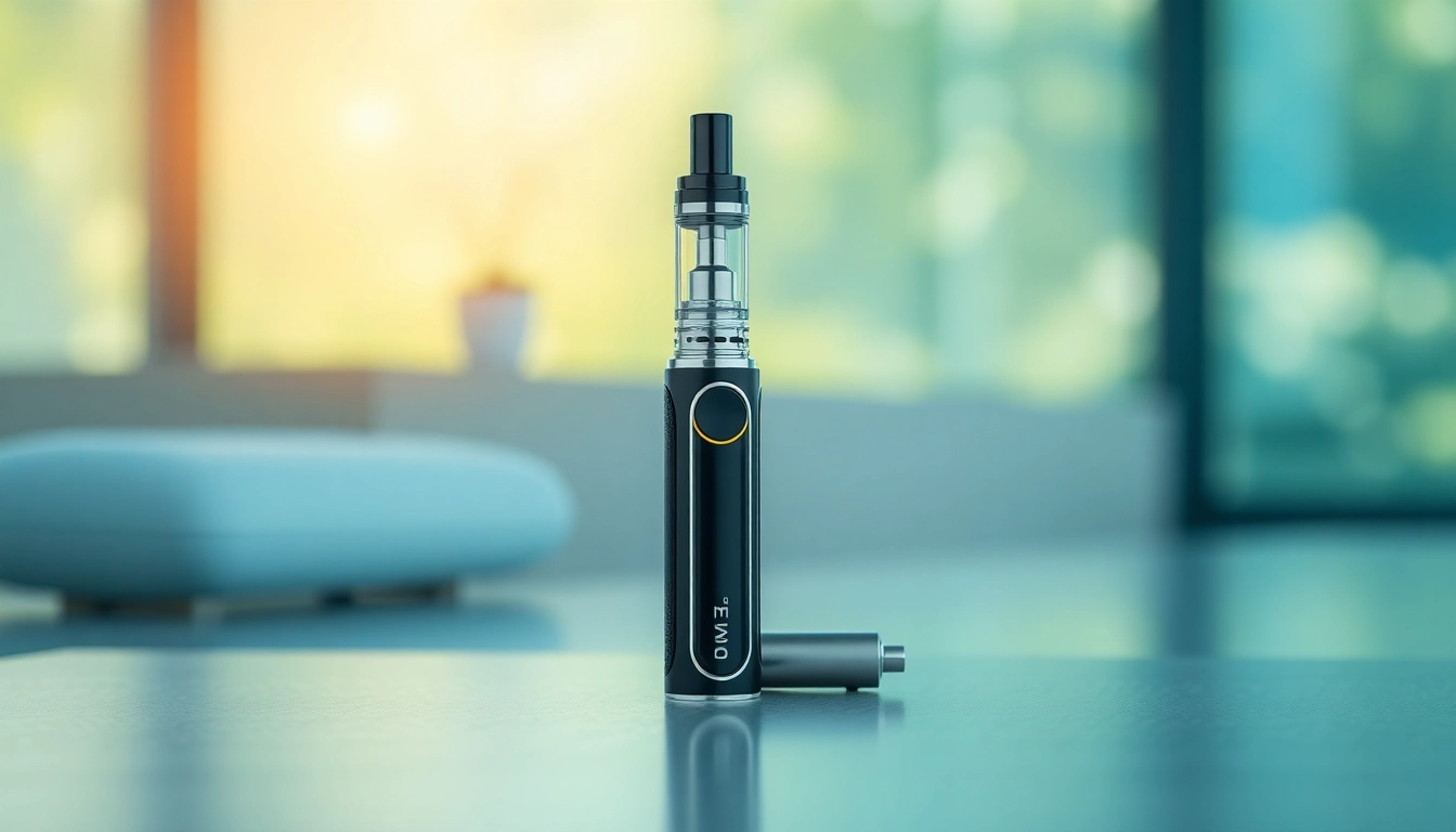 Buy DMT vape pen showcased beautifully in a modern setting, emphasizing quality and relaxation.