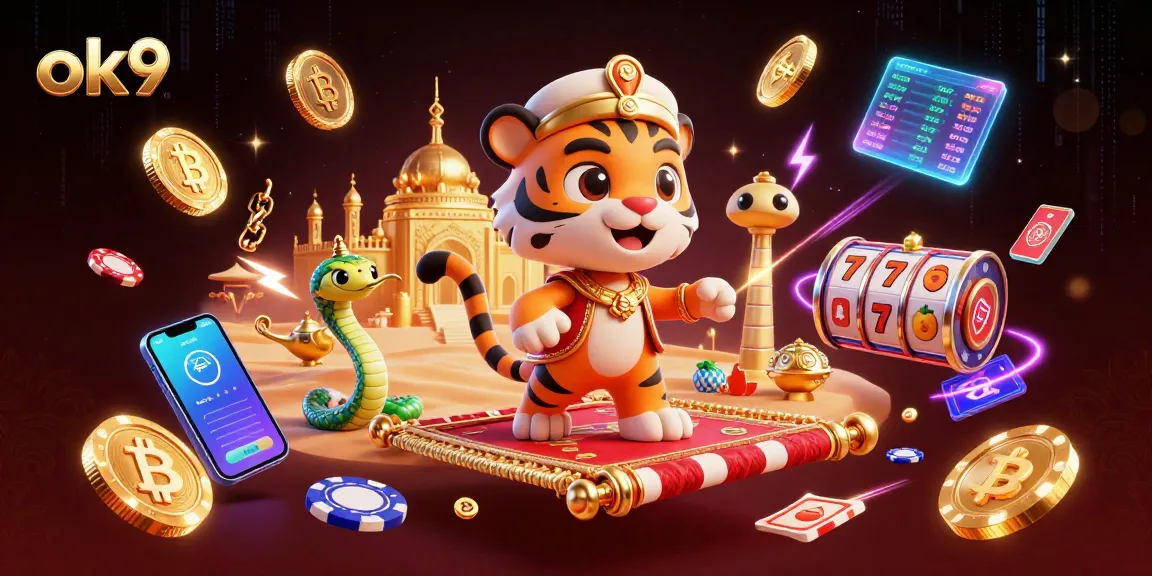 Experience exciting gameplay at ok9 with vibrant characters and dynamic casino elements